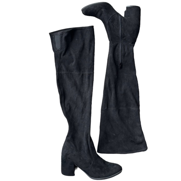 Unisa Undynna Black Over The Knee Boots Size 8.5 - Picture 1 of 8